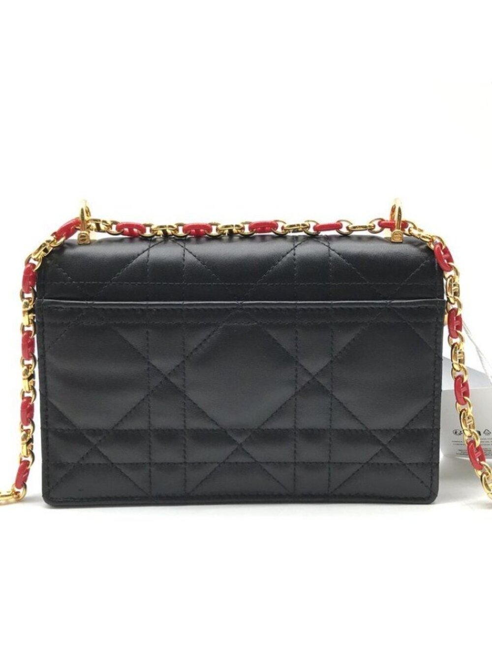 Dior Miss Caro Cannage Heart Motif Chain Shoulder - Picture 3 of 10
